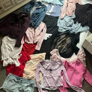 Assorted Women's tops and  sweaters